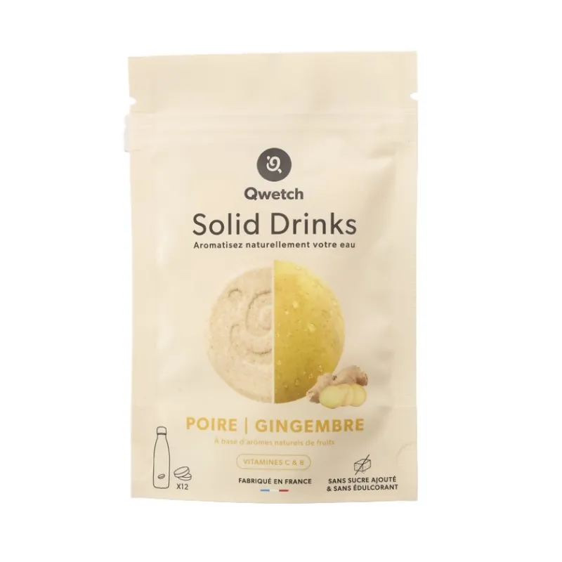 Les Autres Boissons<Qwetch Aromatisation Solid Drinks Poire Gingembre,