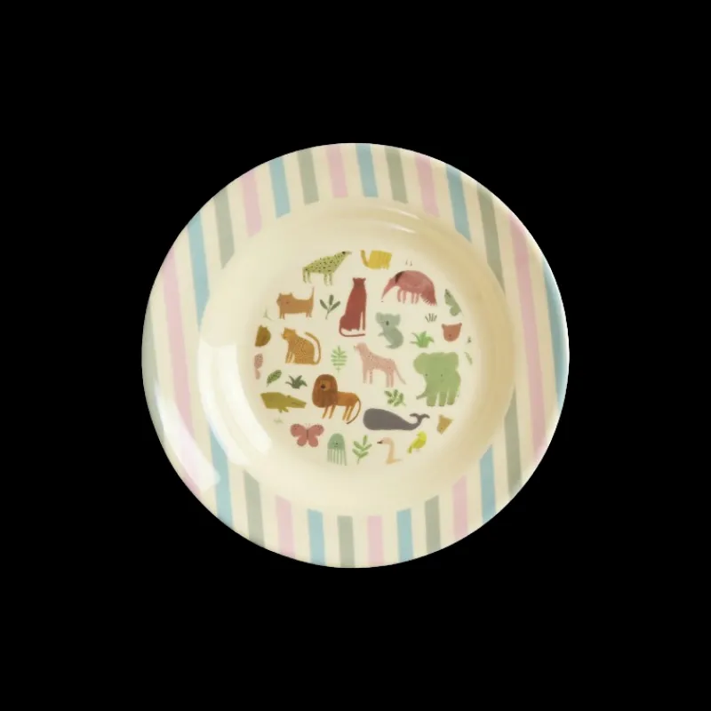 La Vaisselle Pour Enfant<Rice Assiette Creuse Sweet Jungle en mélamine,