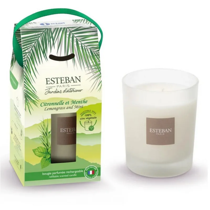 Bougies Parfumées | Bougies Décoratives<ESTEBAN Bougie parfumée 180 gr Citronnelle et Menthe,