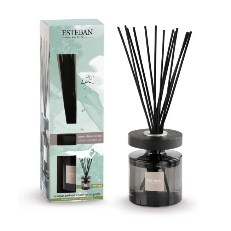 Diffuseurs De Parfum D'Intérieur<ESTEBAN Bouquet parfumé Ellipse Pur Lin,