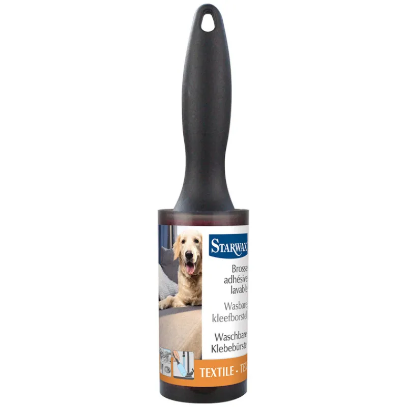 Brosserie<STARWAX Brosse adhésive lavable,