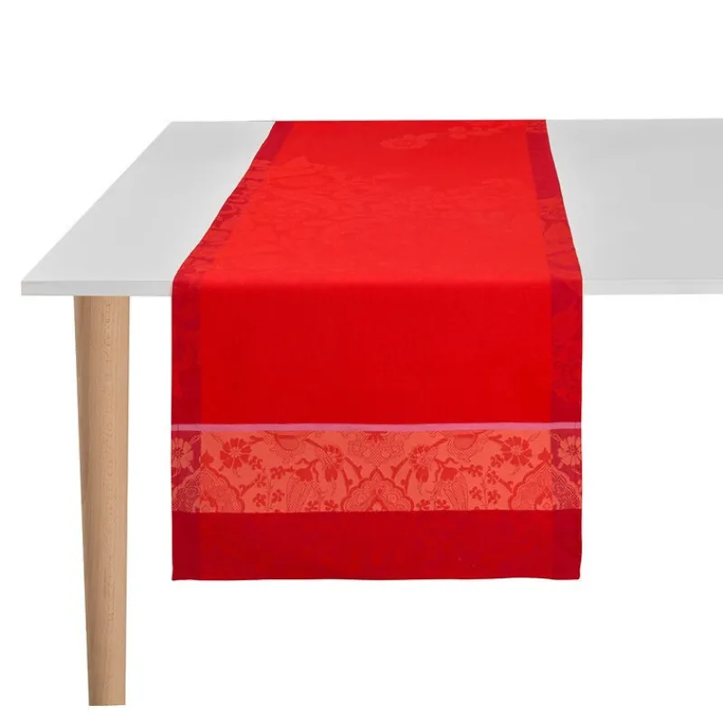 Chemins De Table<LE JACQUARD Français Chemin de table Voyage Iconique Coquelicot,