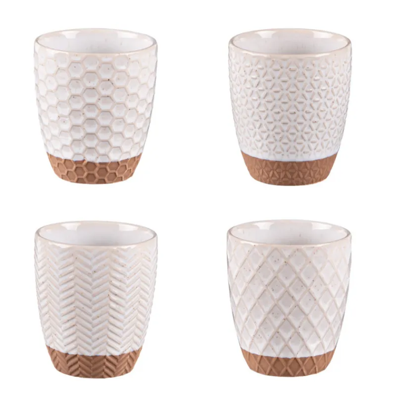 Bols, Mugs Et Tasses<Table Passion Coffret 4 gobelets 20cl Jaspe Beige,