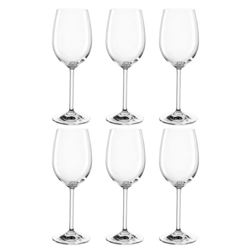 Verres À Vin<LEONARDO Coffret 6 verres à vin blanc 37 cl Daily, Léonardo