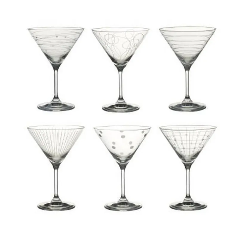 Verres Apéritif | Verres À Cocktail<Table Passion Coffret de 6 verres à cocktail Graphik,