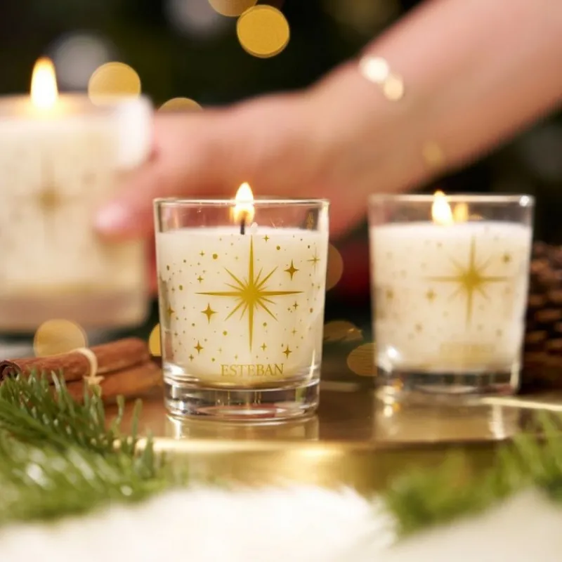 Bougies Parfumées | Bougies Décoratives<ESTEBAN Coffret duo de mini bougies Noël Sapin Exquis, Estéban