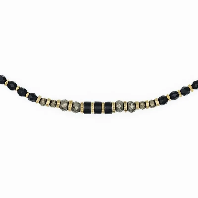 Les Bijoux<Têtes Blondes Collier et Bracelet 6 tours Black Panther,
