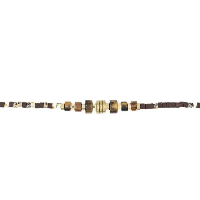 Les Bijoux<Têtes Blondes Collier et Bracelet 3 tours Léopard Slim,