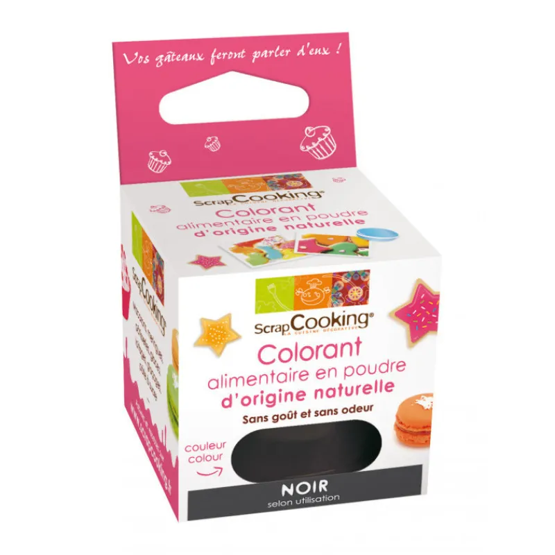 Les Macarons | Arômes Et Colorants<ScrapCooking Colorant alimentaire naturel noir,