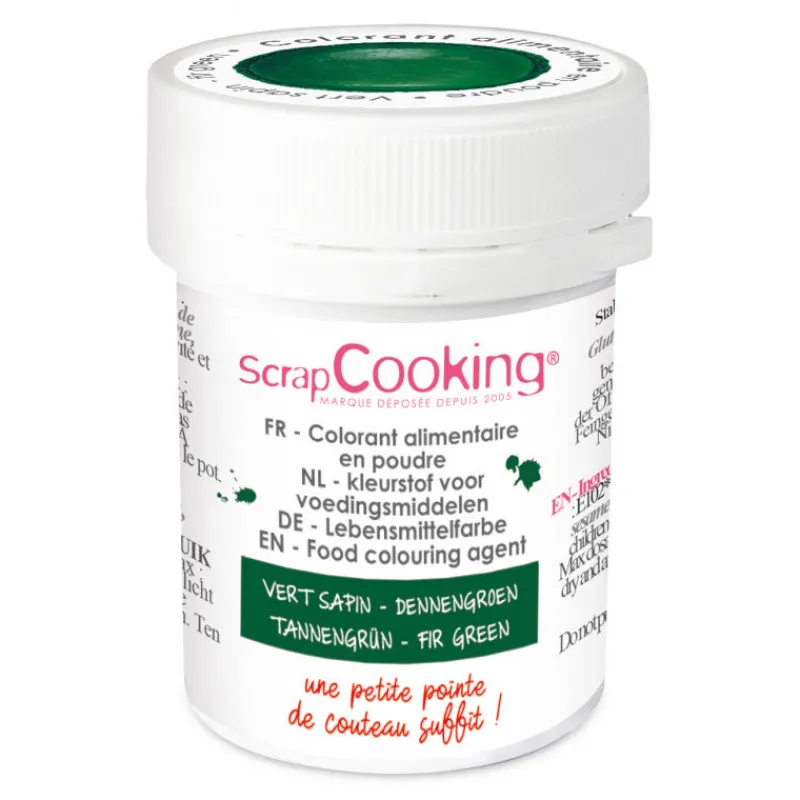 Les Macarons | Les Cupcakes<ScrapCooking Colorant artificiel en poudre Vert sapin,