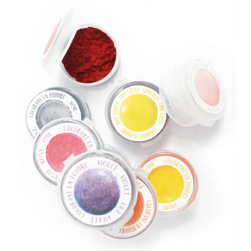 Les Macarons | Les Cupcakes<ScrapCooking 9 Colorants artificiels en poudre,