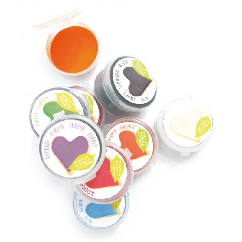 Les Macarons | Les Cupcakes<ScrapCooking 9 Colorants d'origine naturelle en poudre,