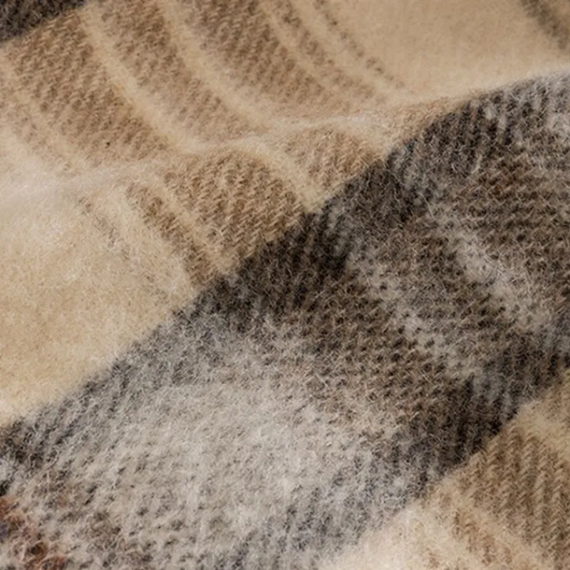 Plaids Et Couvre-Lits<Toison d'Or Couverture Taupe Avoriaz,