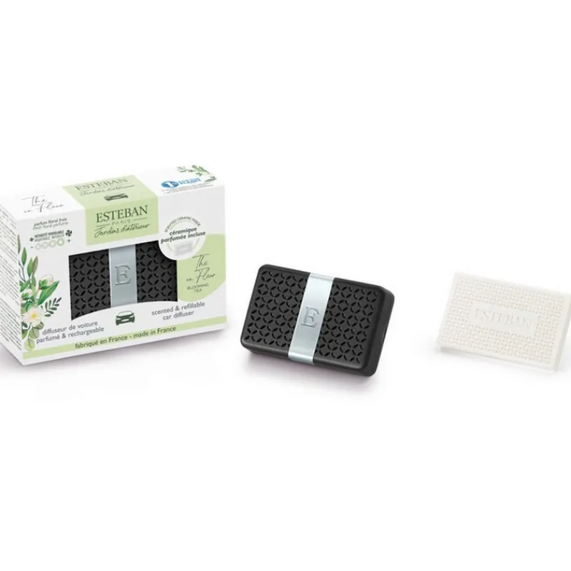 Diffuseurs De Parfum D'Intérieur<ESTEBAN Diffuseur de voiture Thé en Fleur,