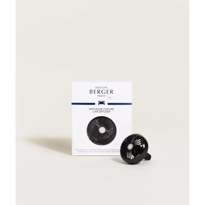 Diffuseurs De Parfum D'Intérieur<MAISON BERGER Diffuseur voiture Car Wheel noire,