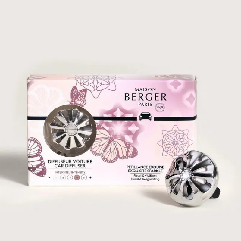 Diffuseurs De Parfum D'Intérieur<MAISON BERGER Diffuseur voiture Lilly Pétillance Exquise,