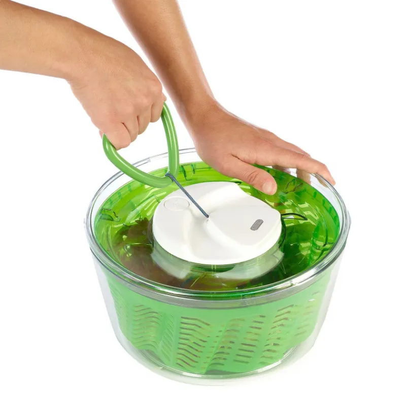 Ustensiles Pour La Salade<ZYLISS Essoreuse à salade 26cm verte Easy Spin 2,