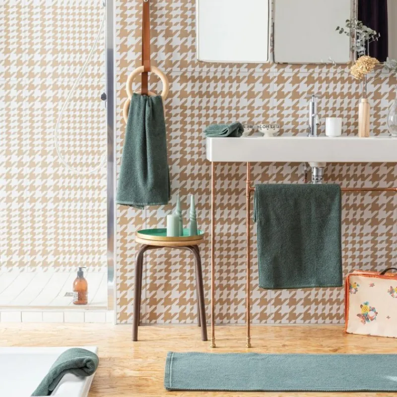Serviettes | Draps De Douche<VIVARAISE Linge de toilette Bora Fougère,