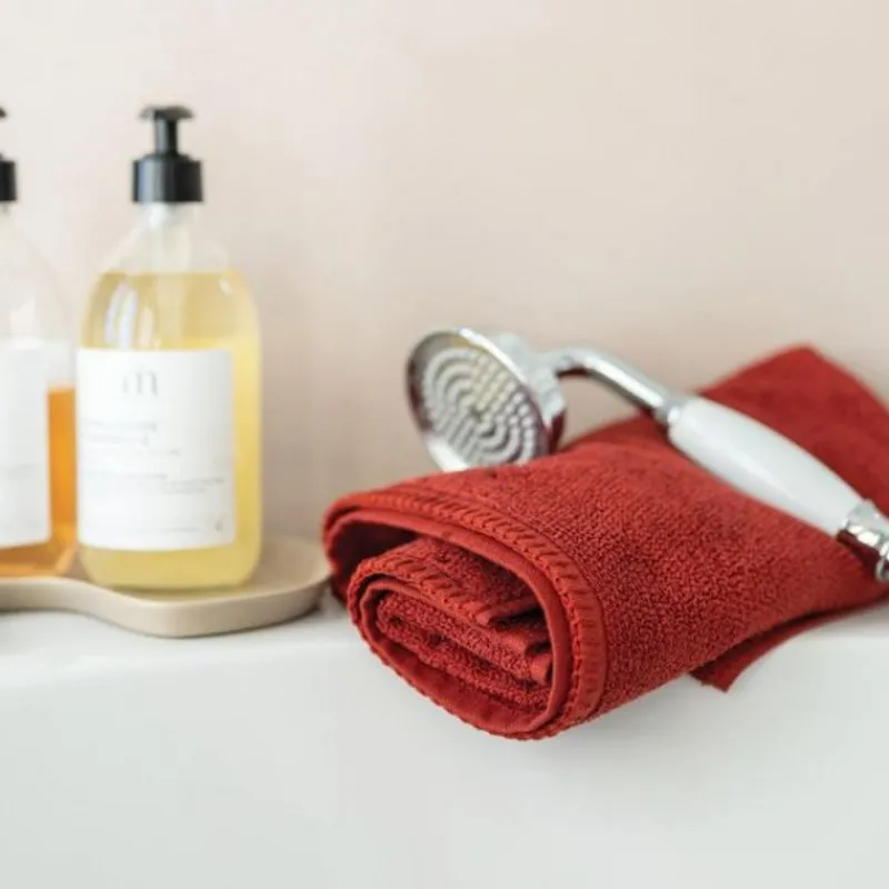 Serviettes | Draps De Douche<VIVARAISE Linge de toilette Bora Géranium,