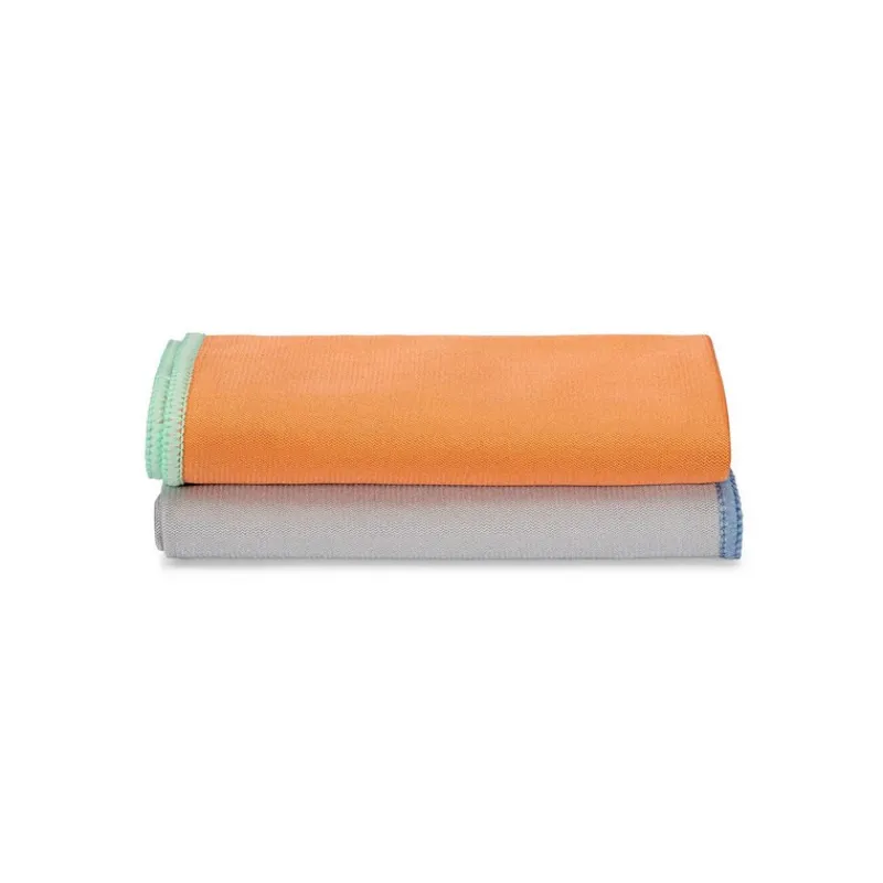 Brosserie<Full Circle Home Lot 2 chiffons pour verre en microfibre recyclée, full circle®