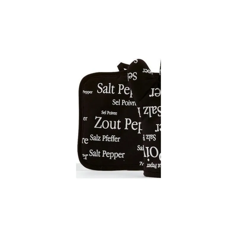 Gants Et Maniques<Winkler Manique Sel poivre couleur noir,