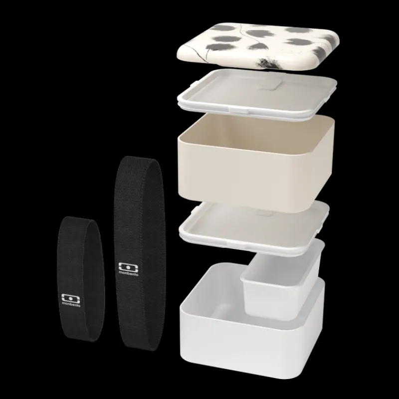 Ustensiles Pour Le Pique-Nique | Boîtes Repas Et Accessoires<Monbento MB Square Graphic Plume,