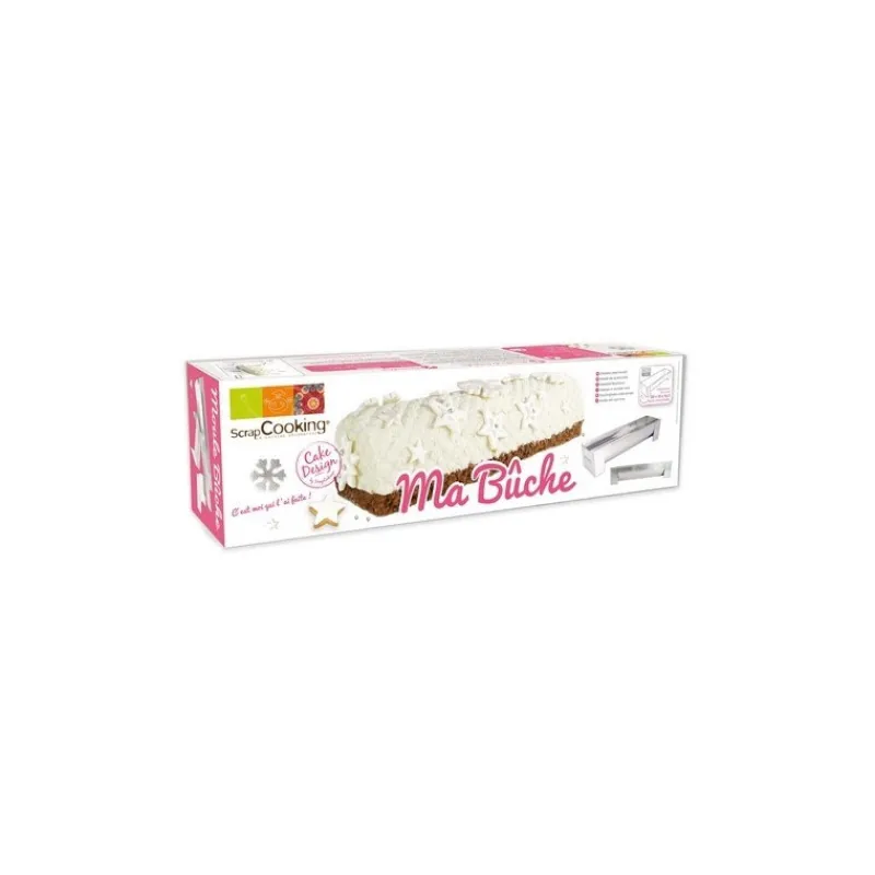 Moules Anti-Adhérent<ScrapCooking Moule à bûche inox,