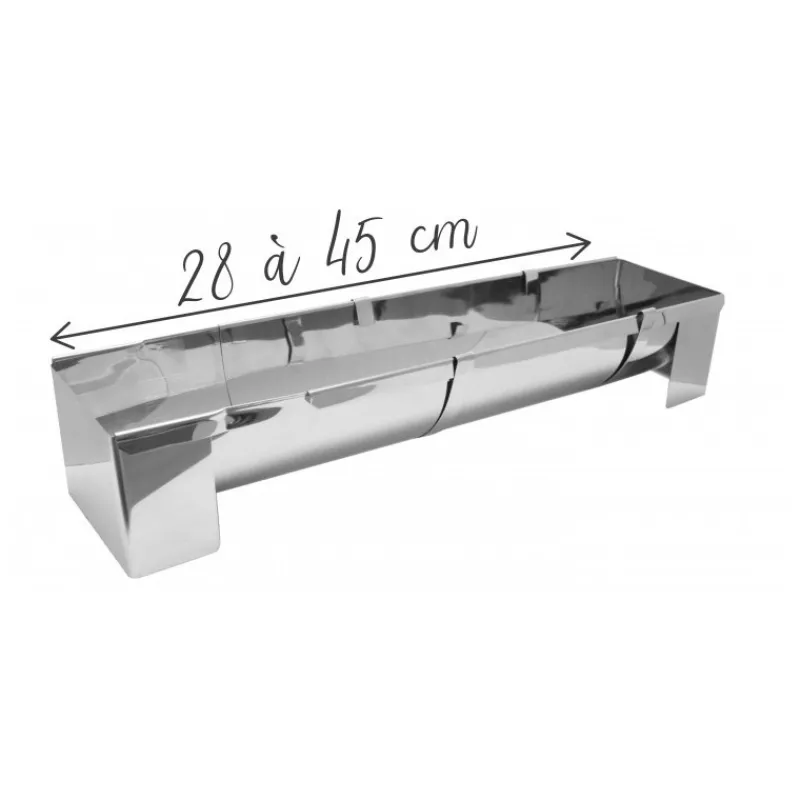 Moules À Pâtisserie<ScrapCooking Moule bûche inox XXL,
