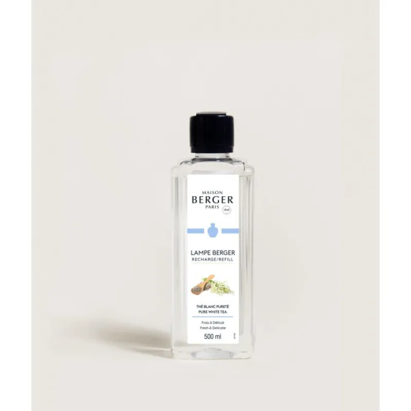 Parfums D'Intérieur<MAISON BERGER Parfum 500ml Thé Blanc Pureté,