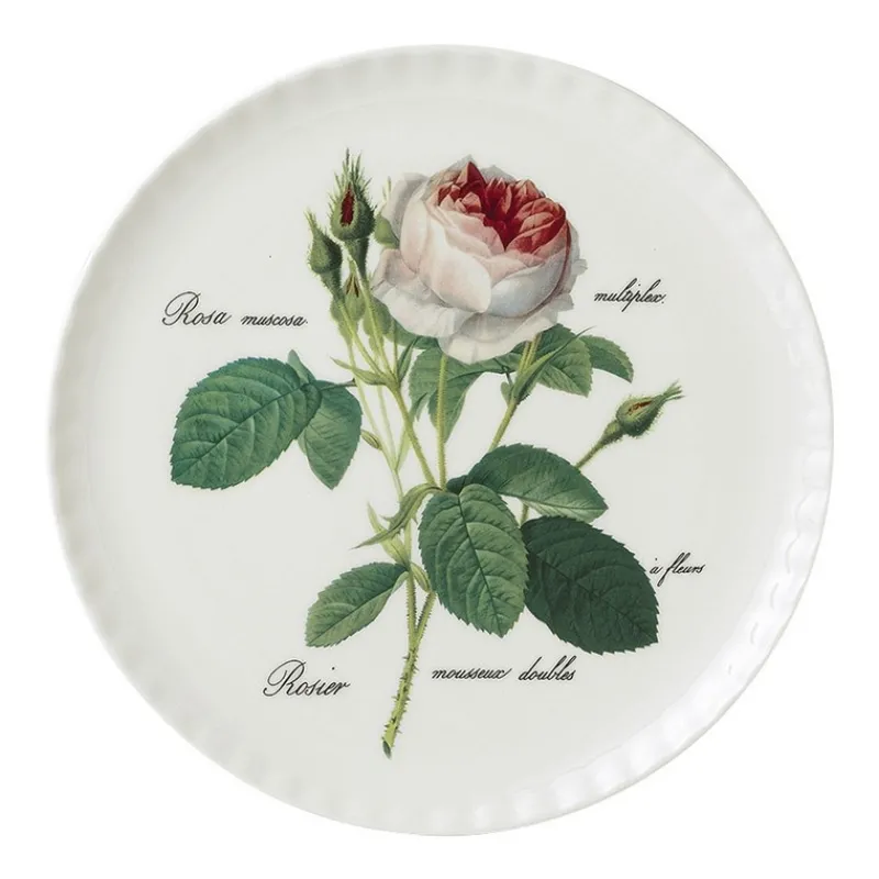 Les Plats De Service | Les Assiettes De Présentation<Roy Kirkham Plat à gâteaux Redouté Rose 30 cm,