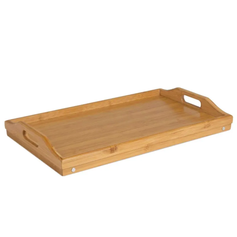 Objets Insolites<Andrea House Plateau de Lit Pliable en Bois de Bambou,