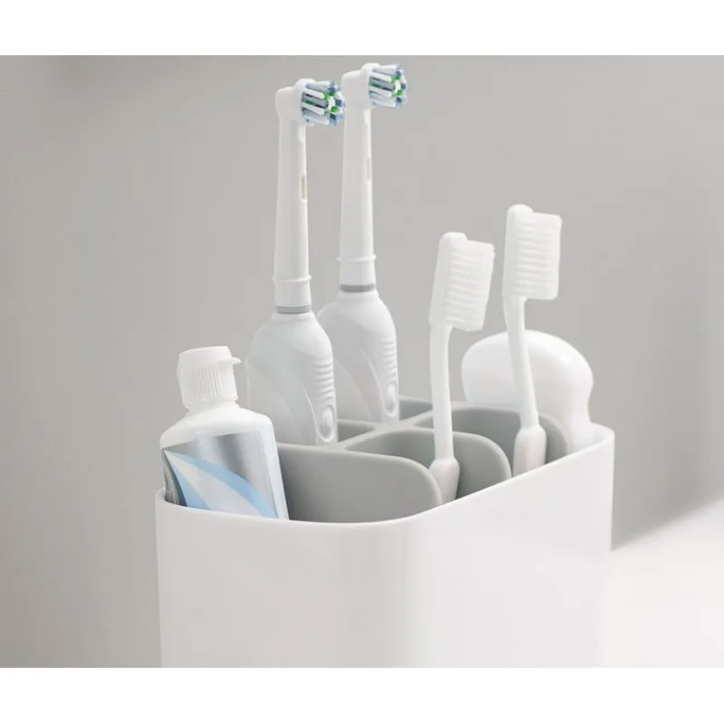 Coin Lavabo<JOSEPH JOSEPH Porte-brosse à dents EasyStore Gris,