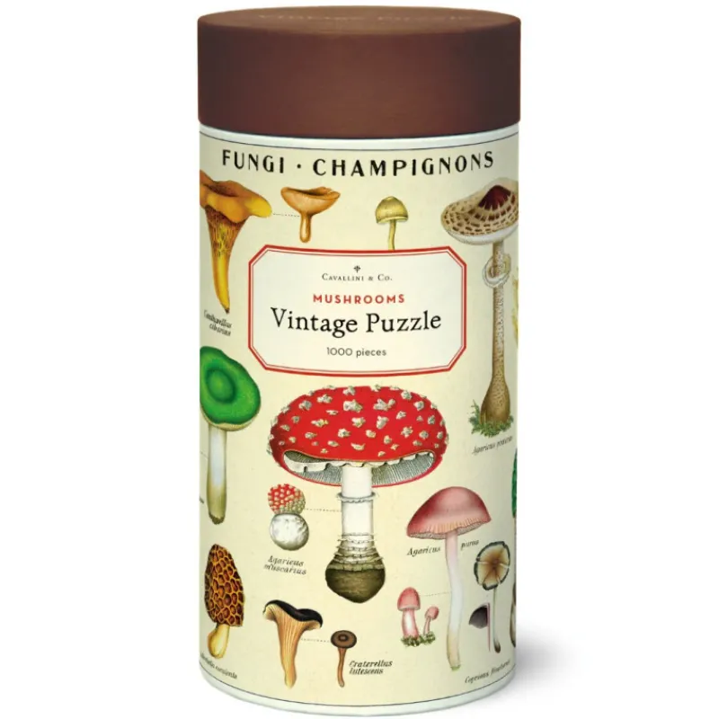 Les Jeux D'Intérieur<Cavallini & Co Puzzle 1000 pièces Champignons,
