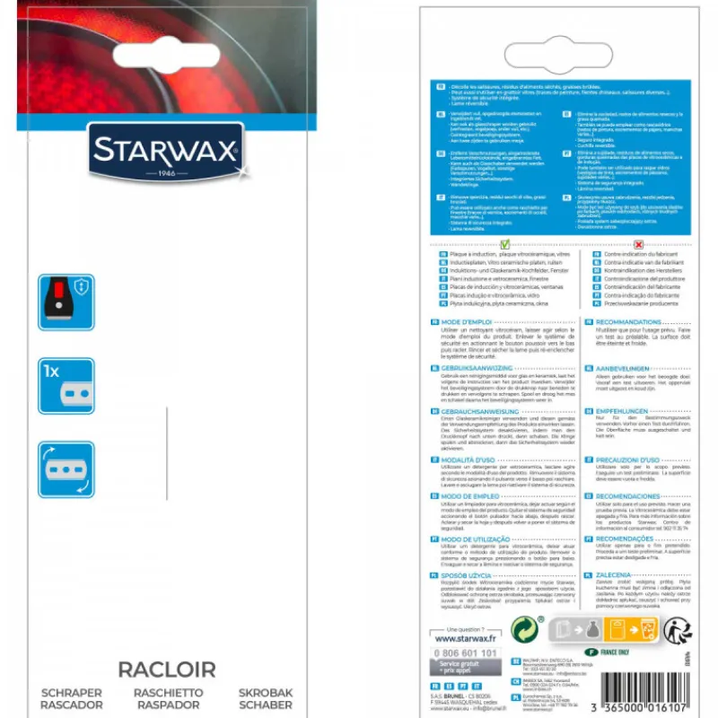 Produits Malins | Cuisine<STARWAX Racloir induction & Vitro,