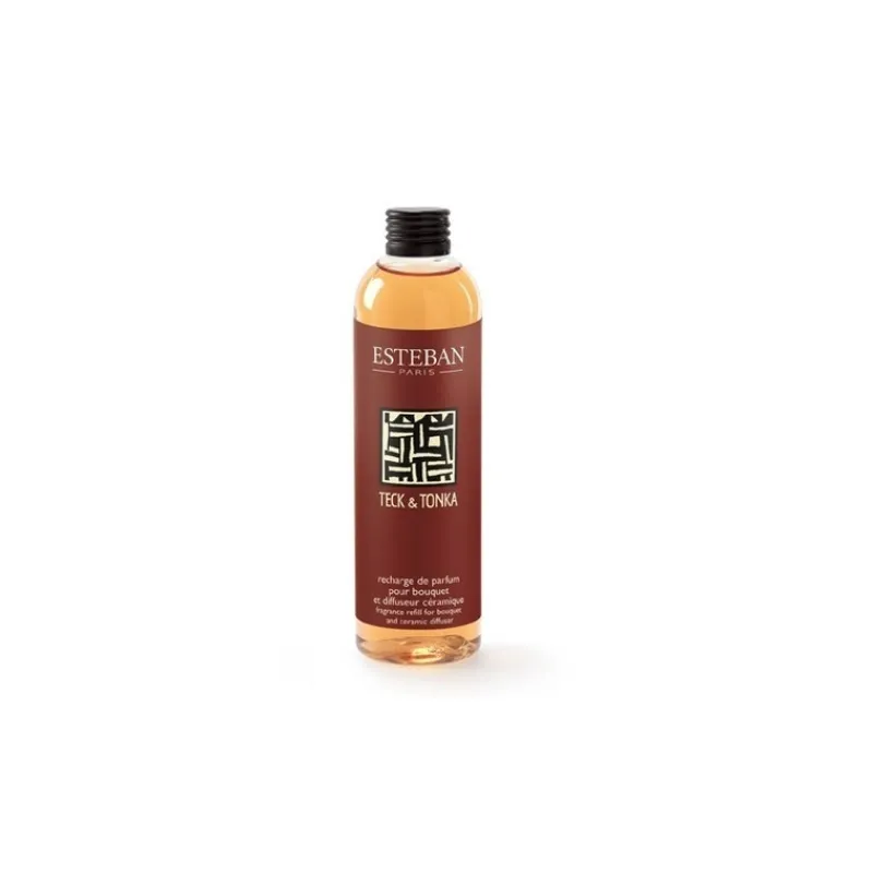 Bougies Parfumées<ESTEBAN Recharge de parfum Teck & Tonka, Estéban