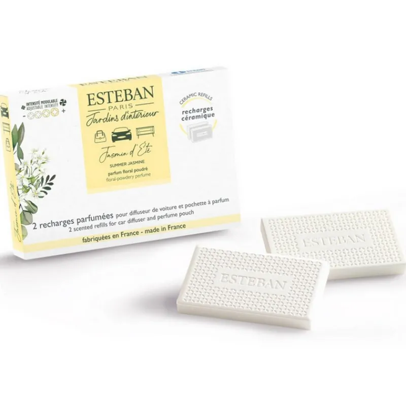 Diffuseurs De Parfum D'Intérieur<ESTEBAN Recharge parfumée pour diffuseur de voiture Jasmin d'été,