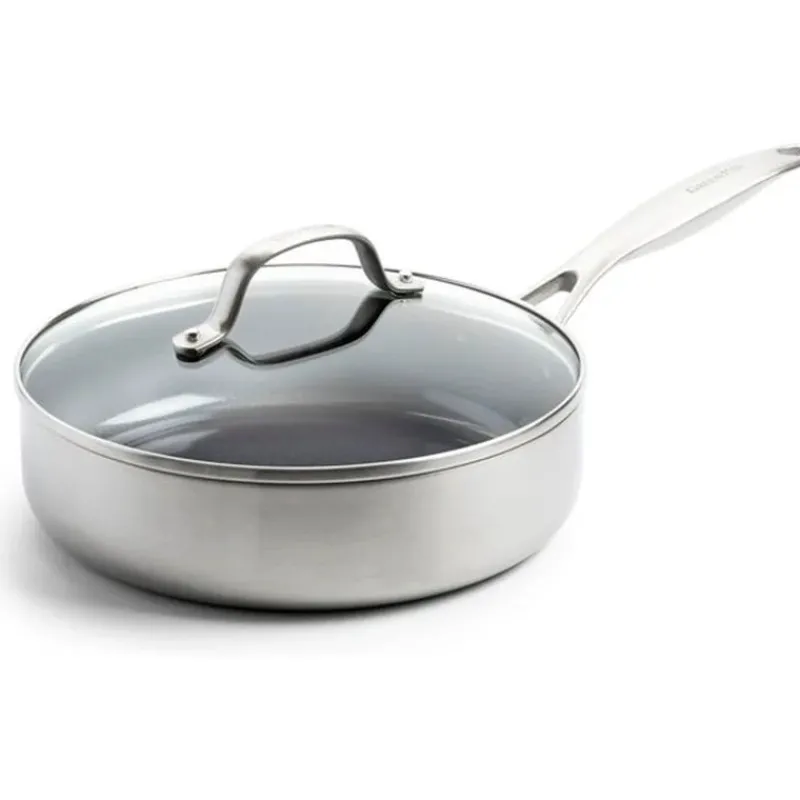 Sauteuses En Céramique | Sauteuses Anti-Adhérentes<GreenPan Sauteuse avec couvercle Geneva,