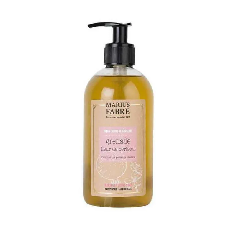 Les Soins | Coin Lavabo<Marius Fabre Savon liquide de Marseille Fleur de cerisier Grenade,