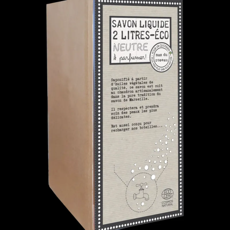Les Soins | Coin Lavabo<mas du roseau Savon liquide neutre à parfumer 2 Litres,