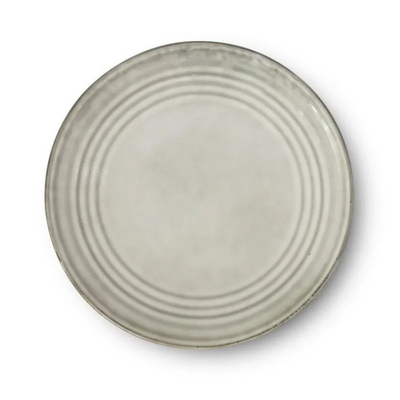 Les Assiettes Dessert | Les Assiettes Plates<Medard de Noblat Service vaisselle Flow gris clair, Médard de Noblat
