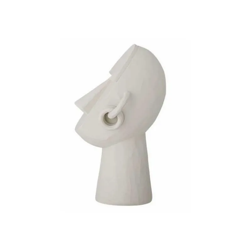 Objets Insolites<Bloomingville Statut tête luelle blanche ,