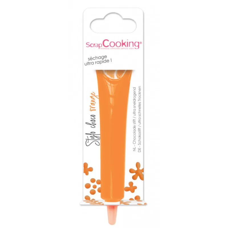 Les Ingrédients Du Pâtissier<ScrapCooking Stylo goût choco Orange,