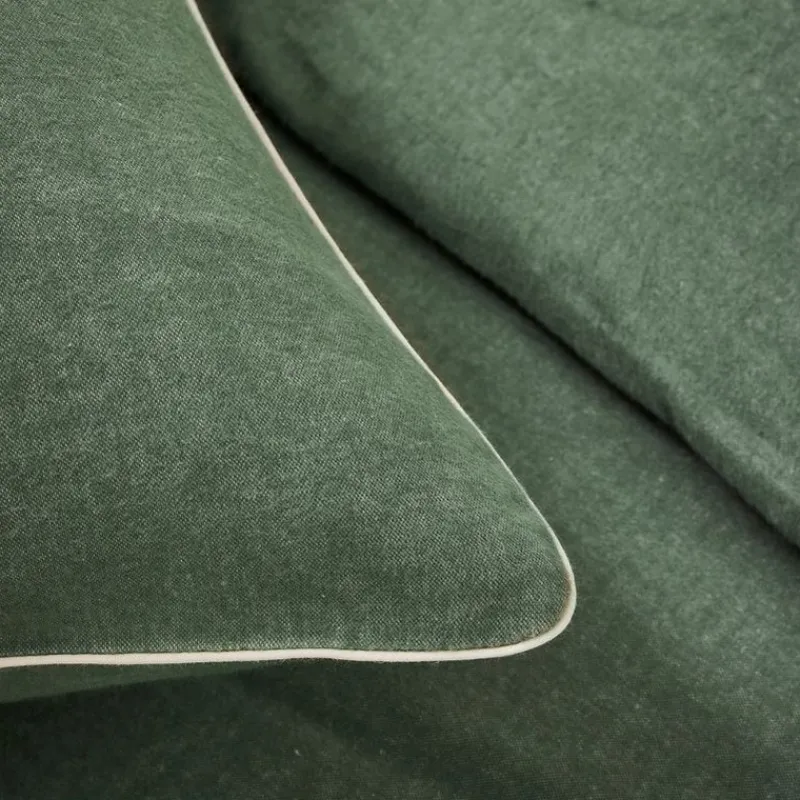 Housses De Couette, Parures<Essix Taie d'oreiller Flanelle Frisson Lichen,