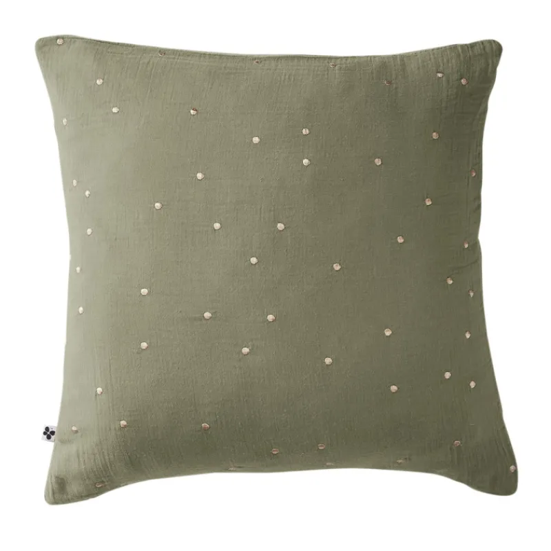 Housses De Couette, Parures<L'effet papillon Taie d'oreiller Gaze de coton Gaïa Chic Romarin,