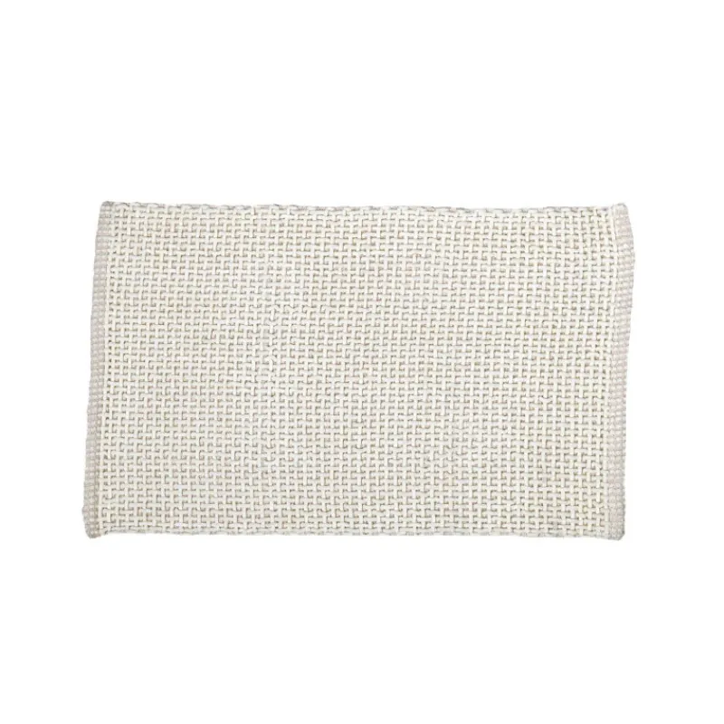Tapis De Salle De Bain<SENSEI Tapis de bain Treccia Écru,