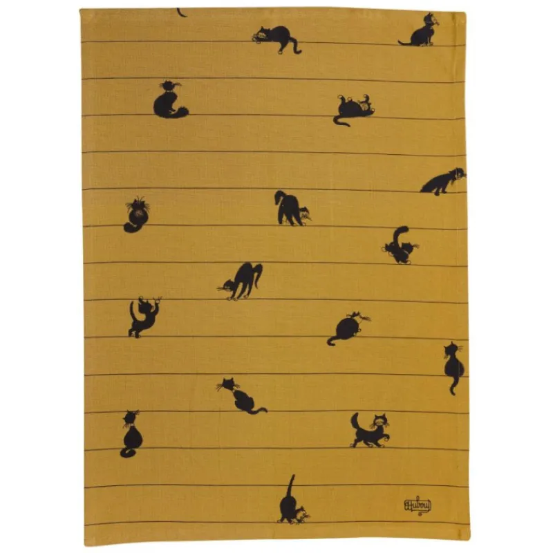 Torchons<Winkler Torchon partition de Chats cannelle Dubout,