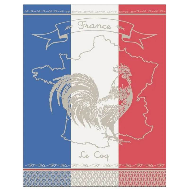 Torchons<Sud Etoffe Torchon Vive la France,