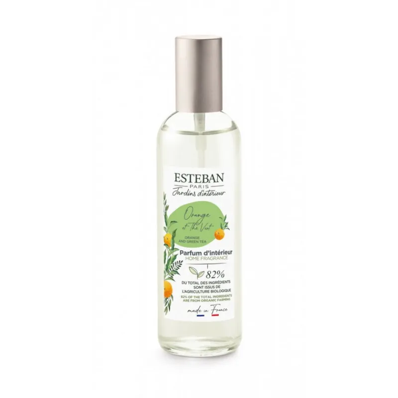 Diffuseurs De Parfum D'Intérieur<ESTEBAN Vaporisateur 100 ml Orange et Thé vert,